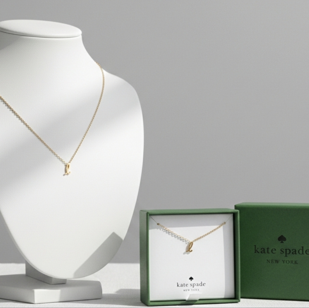 Kate Spade New York One In A Million Lowercase “L” Initial Pendant Necklace